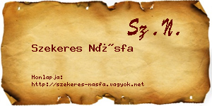 Szekeres Násfa névjegykártya